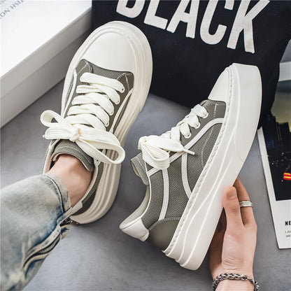 Damen Plateausneaker Sportlich Modisch Hoher Absatz
