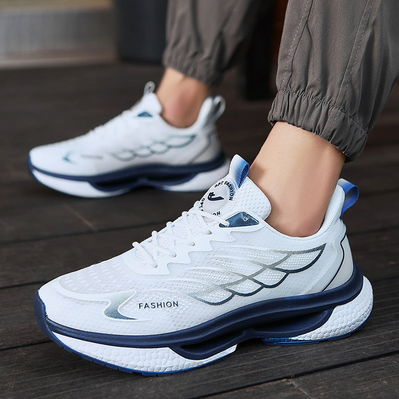 Damen Sport Sneaker mit Dämpfung Weich Laufsohle