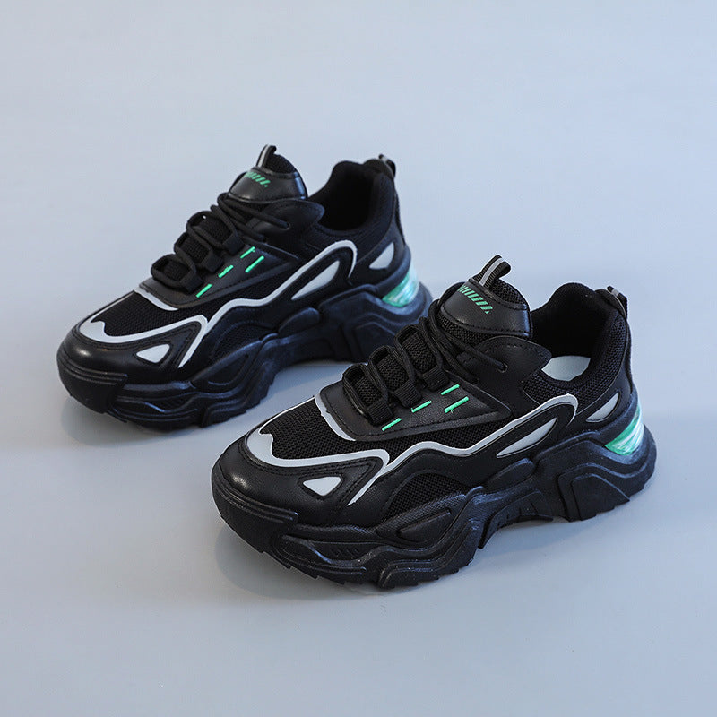 Damen Sneaker Chunky atmungsaktiv Sportlich Komfort