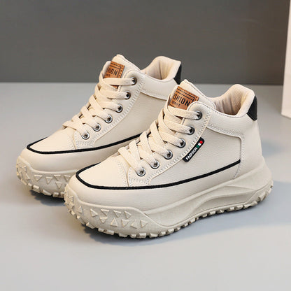 Damen Sneaker High-Top Sportlich Komfortabel Rutschfest