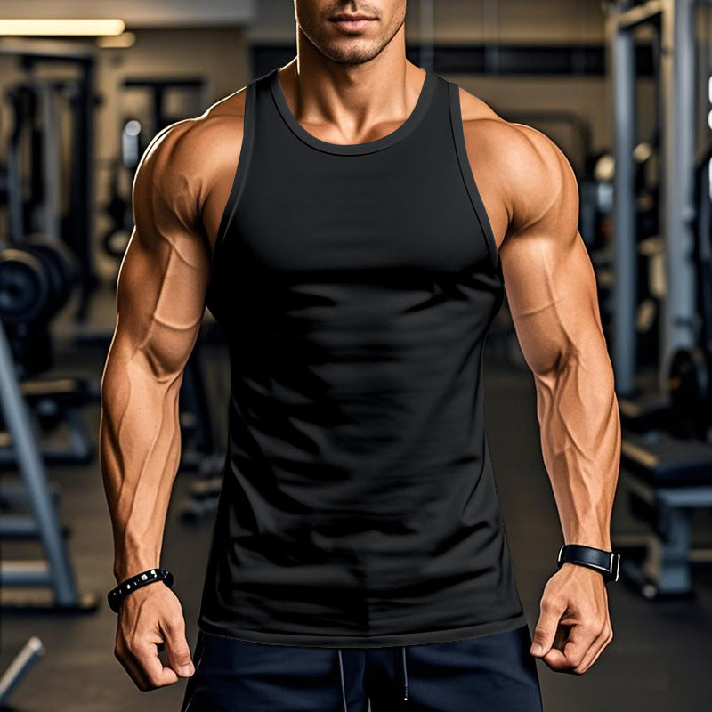 Herren Fitness Tanktop Atmungsaktiv Sporttop Racerback