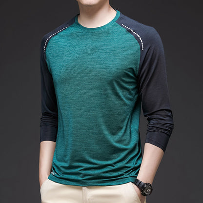 Herren Langarmshirt Sportlich Ergonomisch