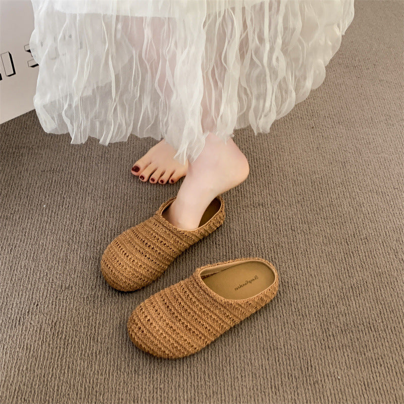 Damen Hüttenschuhe Warm Bequem Atmungsaktiv