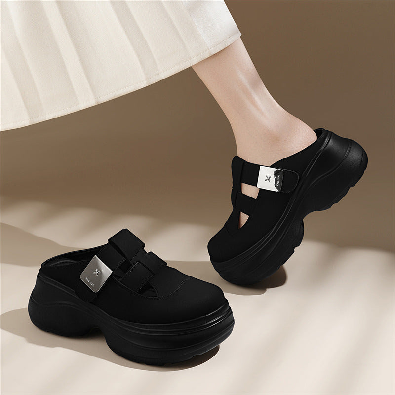 Damen Schuhe Bequem mit verstellbaren Riemen Modisch