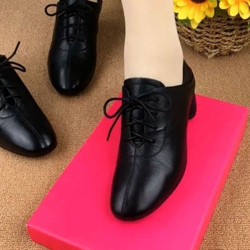 Damen Schnürschuhe Elegant Bequem Geschmeidig