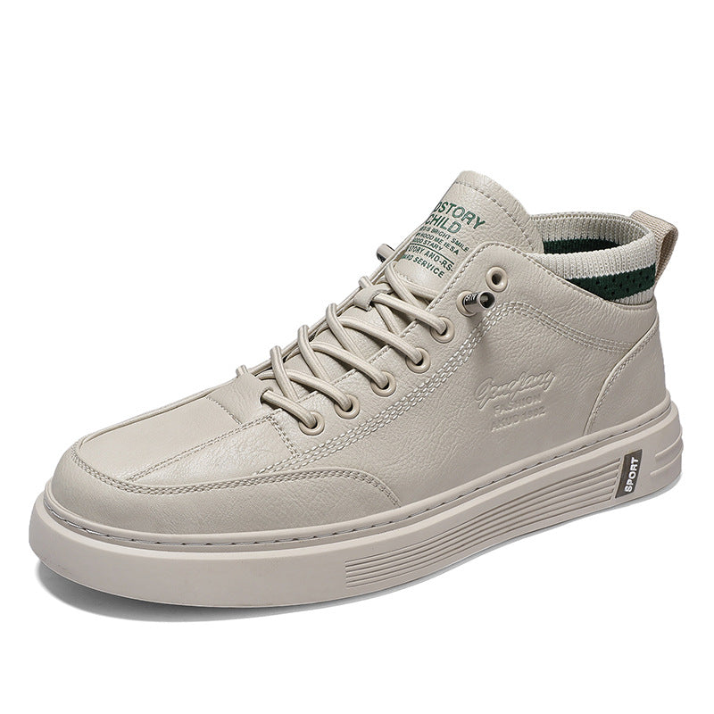 Damen Sneaker Hoch Hoher Schaft Kunstleder Elastisch