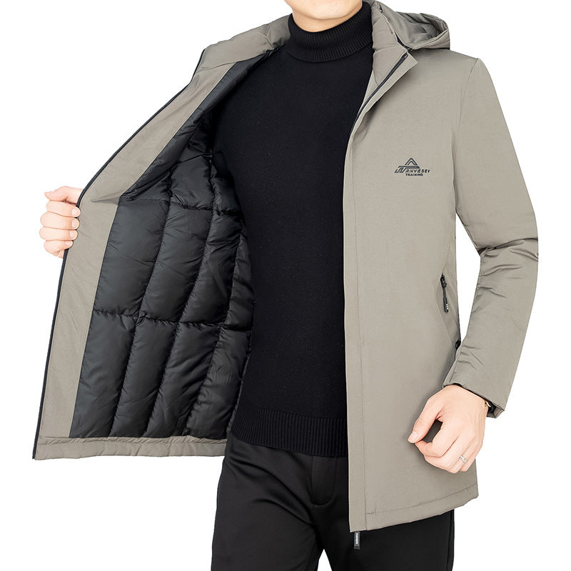 Wasserdichte Thermojacke Herren Kapuze Warm