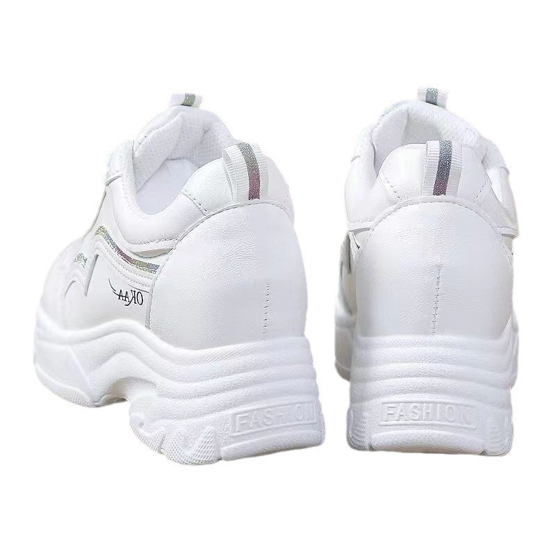 Damen Sneaker Hochplateau Sportlich Bequem