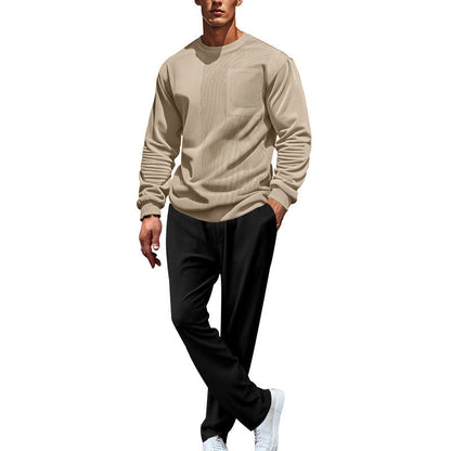 Herren Freizeitanzug Bequem Elastisch mit Taschen Modern