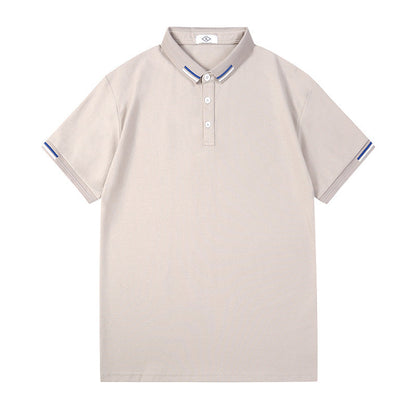 Herren Polo-Shirt Kontrastkragen Modern Sportlich - BerlinGlamour