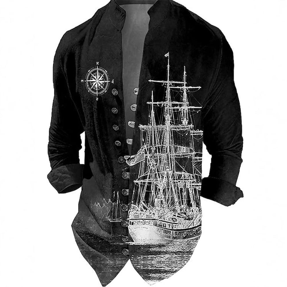 Herren Weste Maritim Schiff Design Klassisch Modern