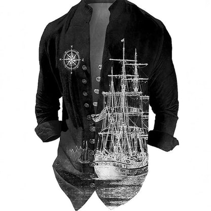 Herren Weste Maritim Schiff Design Klassisch Modern