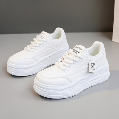 Damen Sneaker Plateau Sportschuhe Bequem Federleicht