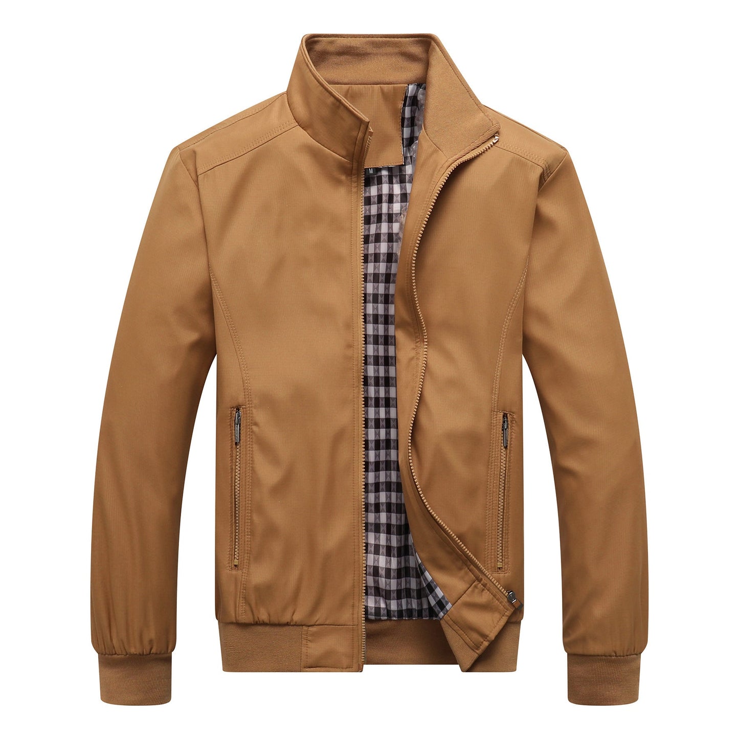 Leichte Übergangsjacke Stehkragen Outdoor Jacke Alltag