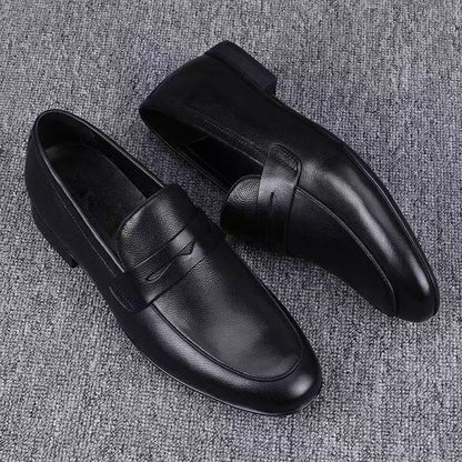 Damen Leder Mokassins Elegante Bequame Schuhe