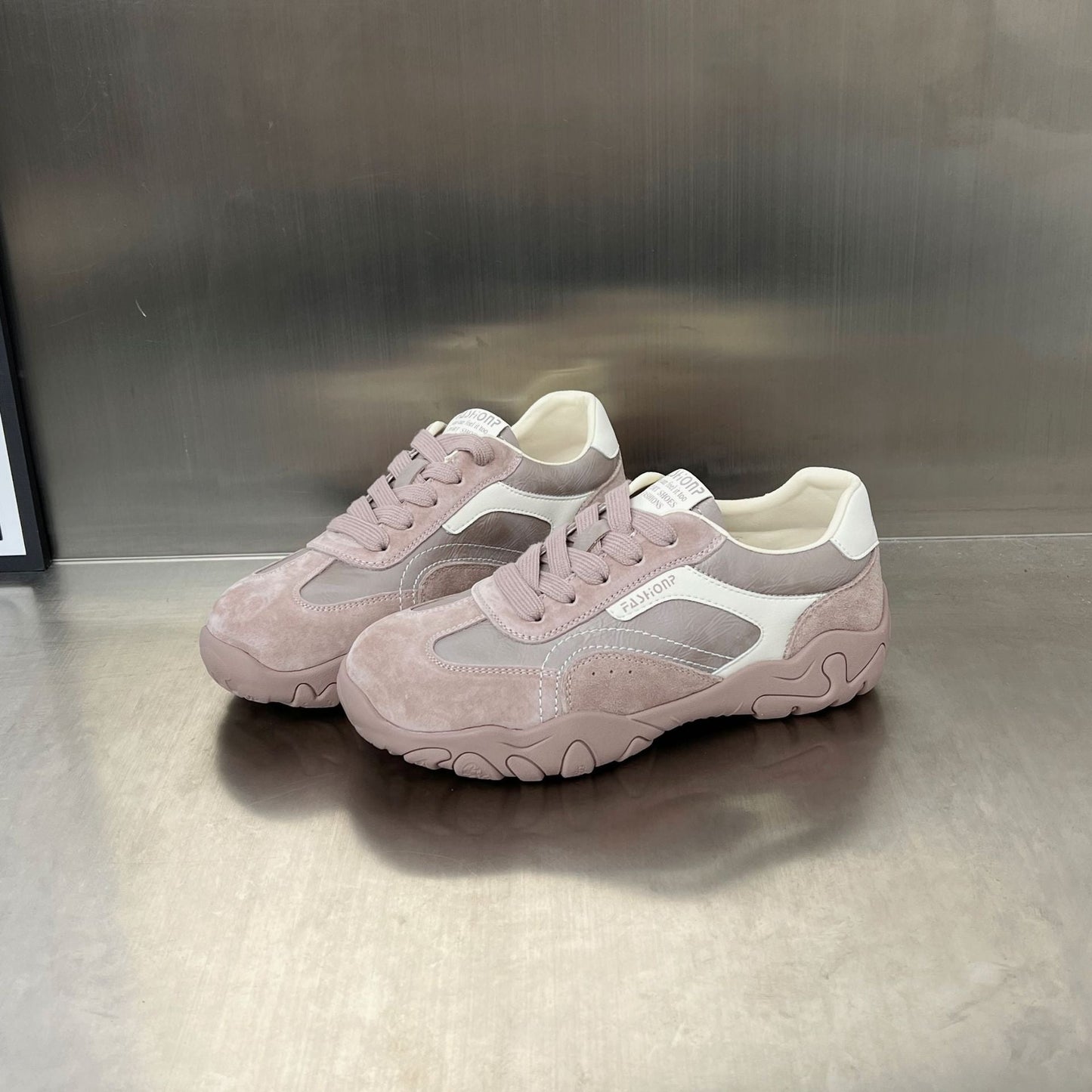 Damen Sneaker atmungsaktiv Laufsohle Stabil Mode