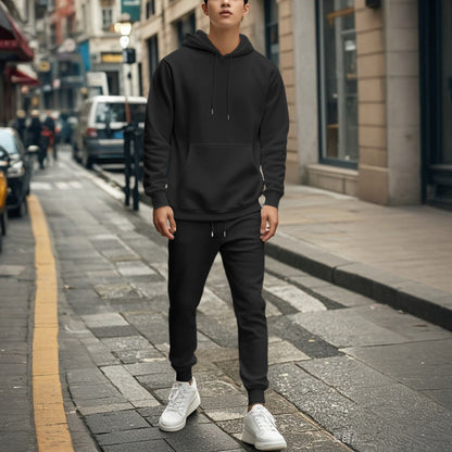 Herren Sportset Baumwoll Kapuze Elastisch - BerlinGlamour