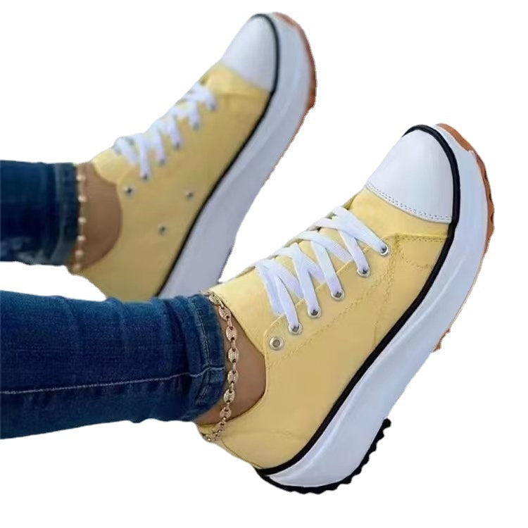 Damen Plateausneaker Sportlich Mit Kettenakzent Modisch