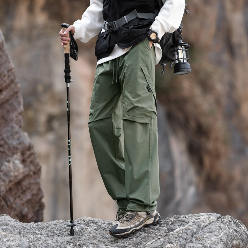 Herren Outdoor-Hose Cargo-Style mit verstellbarem Bund und Taschen