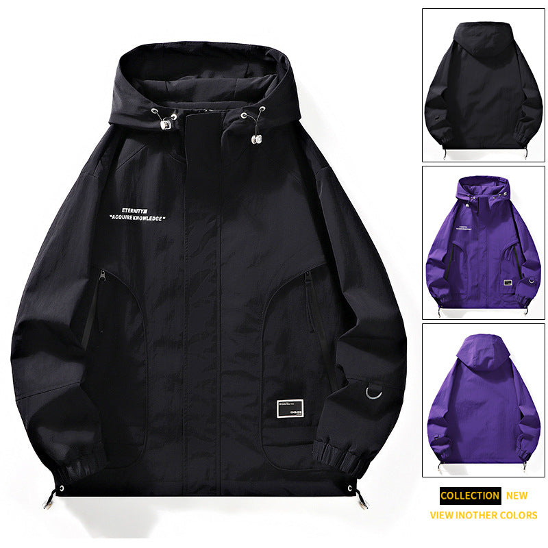 Herren Outdoor-Jacke Winddicht und Atmungsaktiv
