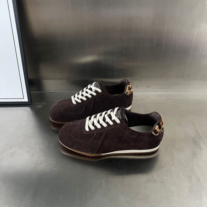 Damen Sneaker Sportlich Wildleder Modern - BerlinGlamour