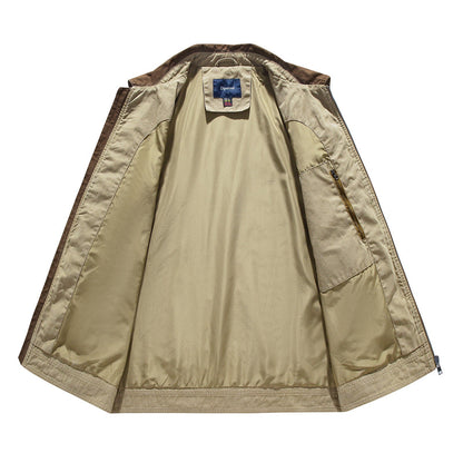 Herren Übergangsjacke Modern mit Auffälligem Kragen