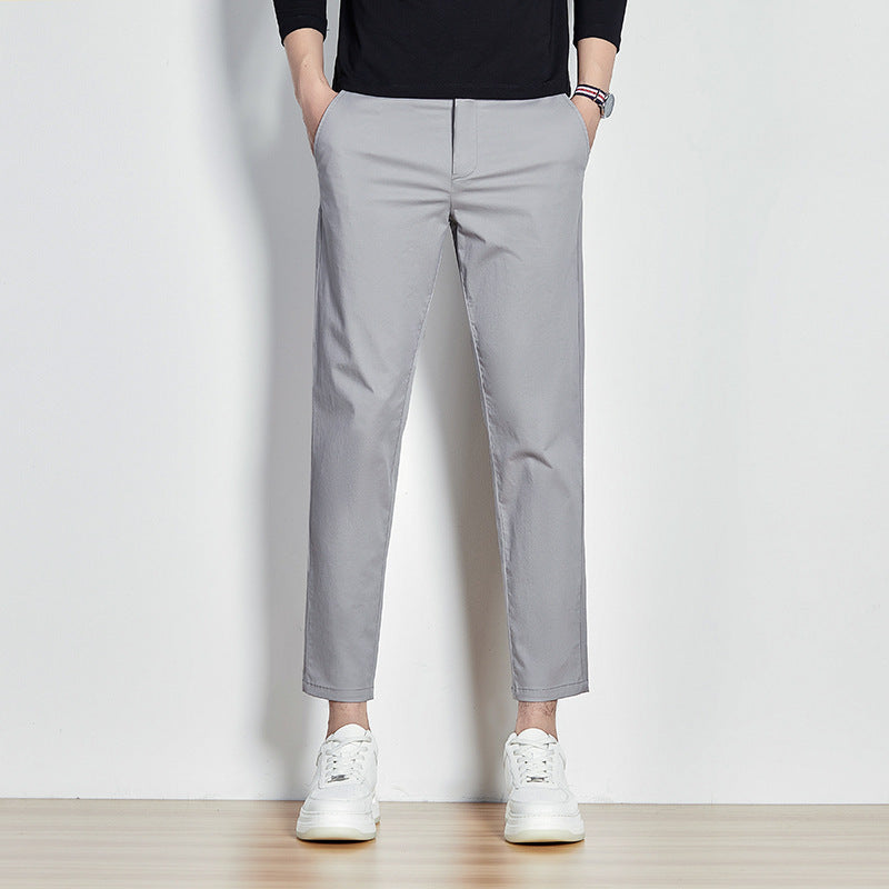 Herren Chino Hose Slim Fit Elastisch