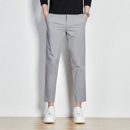 Herren Chino Hose Slim Fit Elastisch