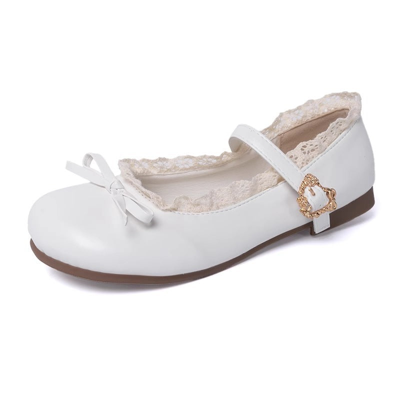 Damen Ballerina Schuhe Bequem Elegante Riemen