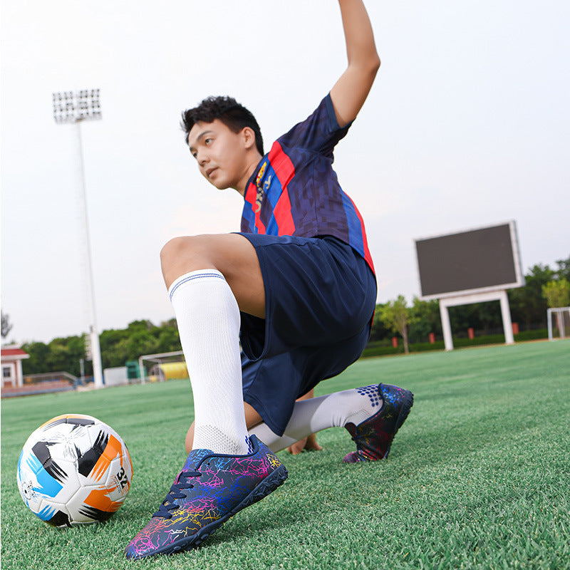 Fußballschuhe Damen Sportlich Atmungsaktiv Rutschfest