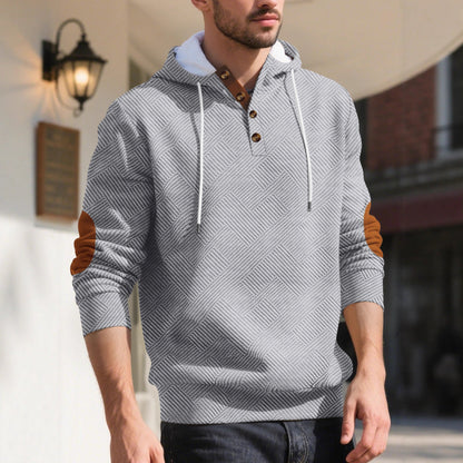 Herren Kapuzenpullover Modern Strukturiert Trendig