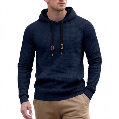 Herren Kapuzenpullover Strukturiert Modern Glamour Style