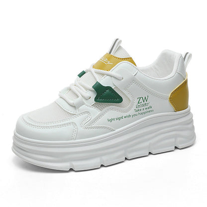 Damen Sneaker Sportlich Hoch Design Laufschuhe
