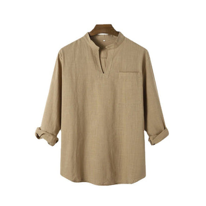 Herren Langarmhemd Elegant Lässig Modern