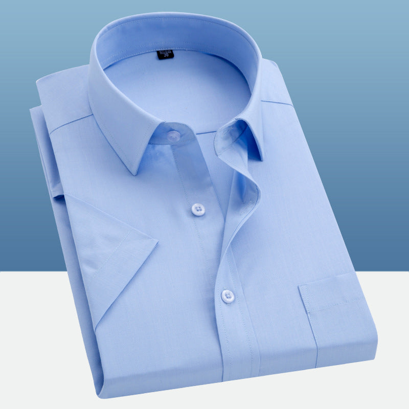 Herren Kurzarmhemd aus feiner Baumwolle Elegant Modern