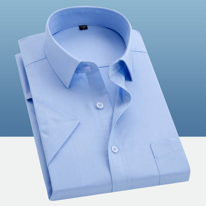 Herren Kurzarmhemd aus feiner Baumwolle Elegant Modern