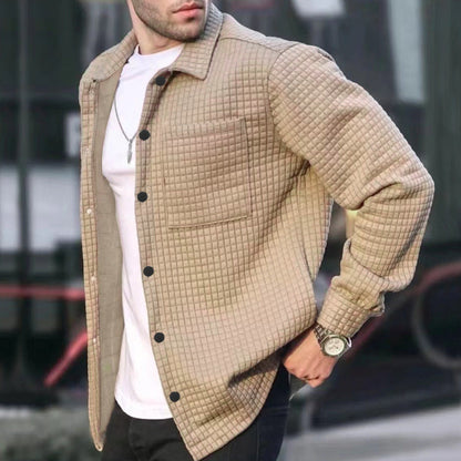 Herren Strickjacke Strukturiert Praktisch Mit Taschen
