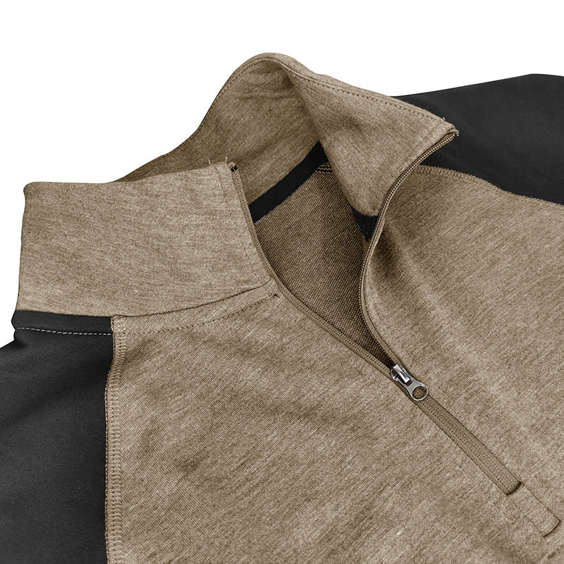 Herren Stehkragenpullover Sportlich Modern