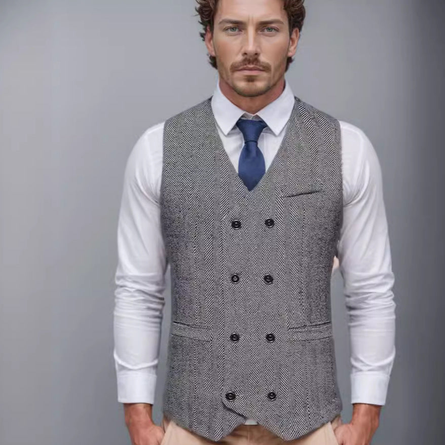 Herren Weste Modern Elegant Slim Fit Berlin Style