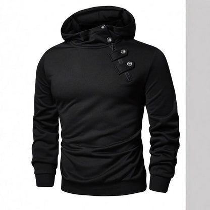 Herren Hoodie Kapuze Praktisch Mit Taschen