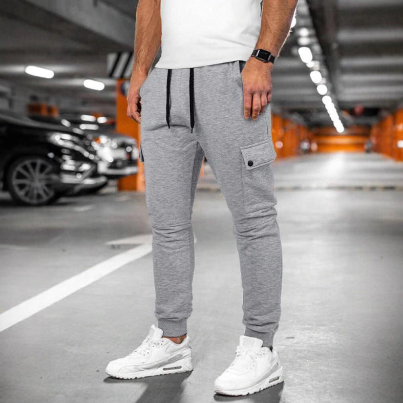 Herren Joggerhose Sportlich Bequem Mit Taschen