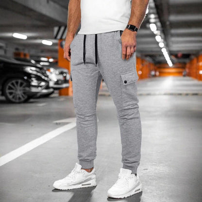 Herren Joggerhose Sportlich Bequem Mit Taschen