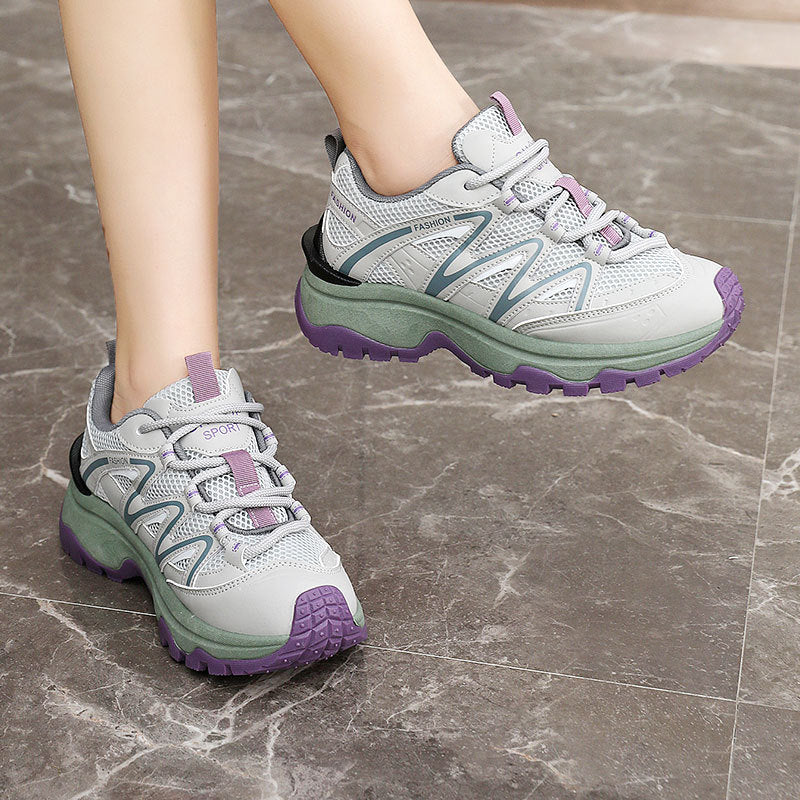 Damen Sneaker Sportlich Multifunktionell Griffig