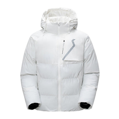 Herren Daunenjacke Isolierend Wasserdicht mit Kapuze