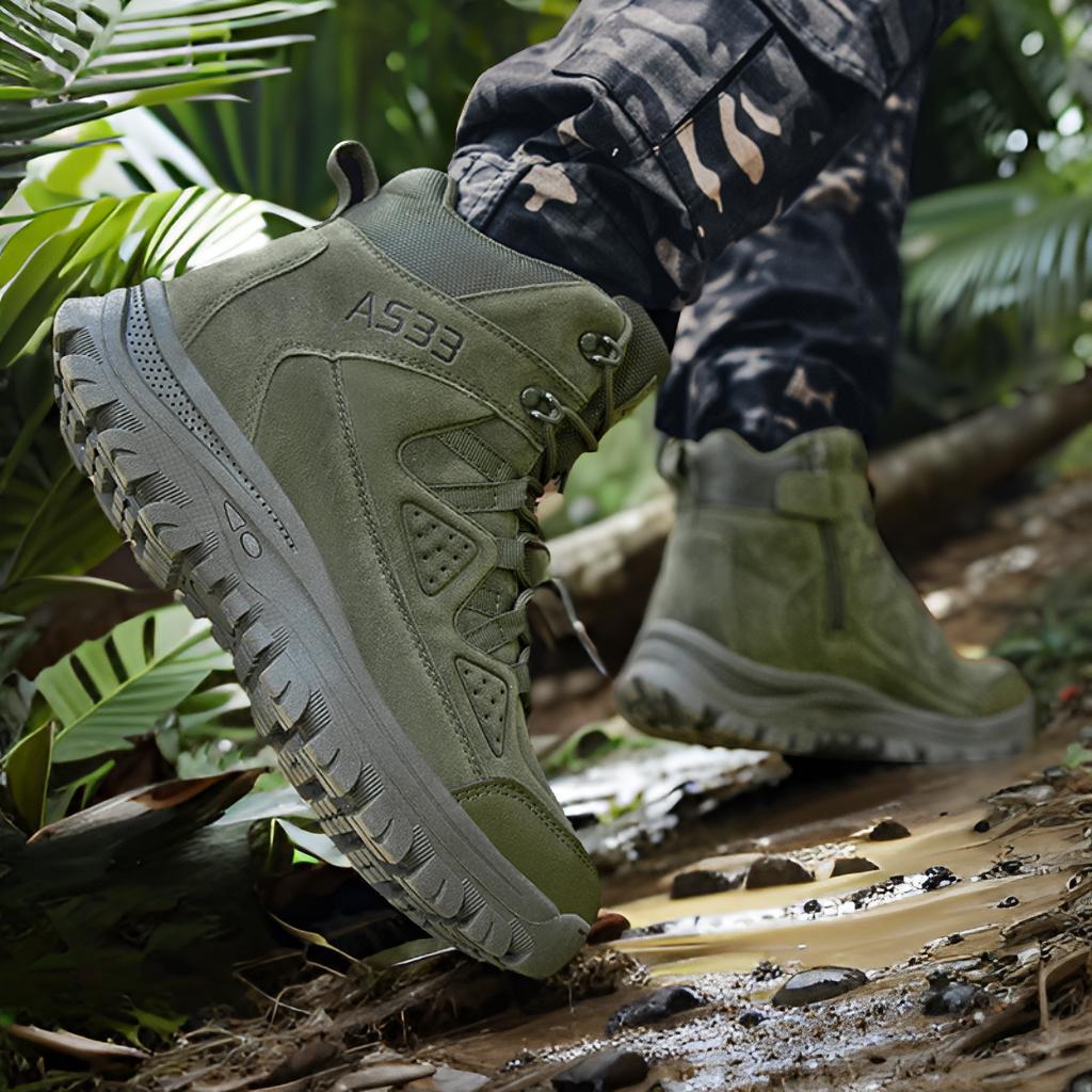 Herren Outdoor-Stiefel Hoch Knöchel Rutschfest Wasserfest - BerlinGlamour