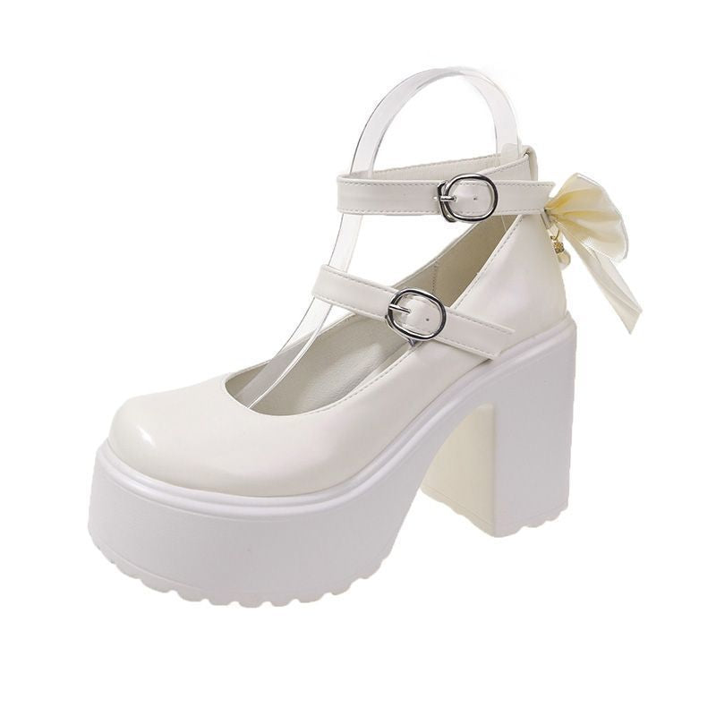 Damen High Heels Pumps mit Riemchen und Schnalle Elegante Schuhe