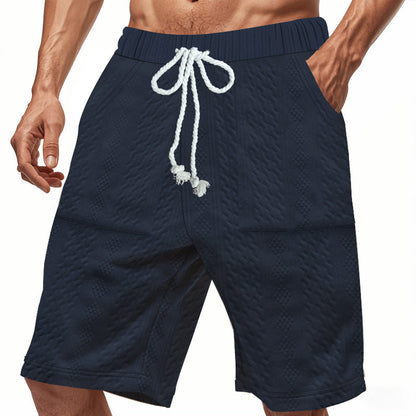 Herren Badeshorts Atmungsaktiv mit Kordelzug und Seitentaschen