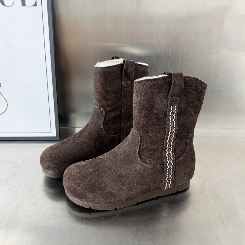 Damen Winterstiefel Weich Warm Kuschelig Schnee