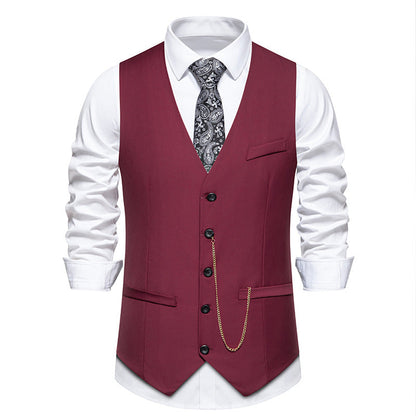 Herren Anzugweste Elegant Klassisch Modern