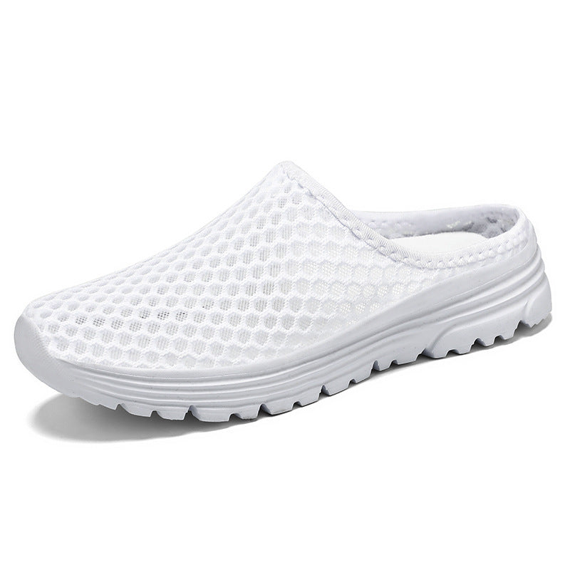 Damen Clogs Bequem Atmungsaktiv Netz Design Sommer